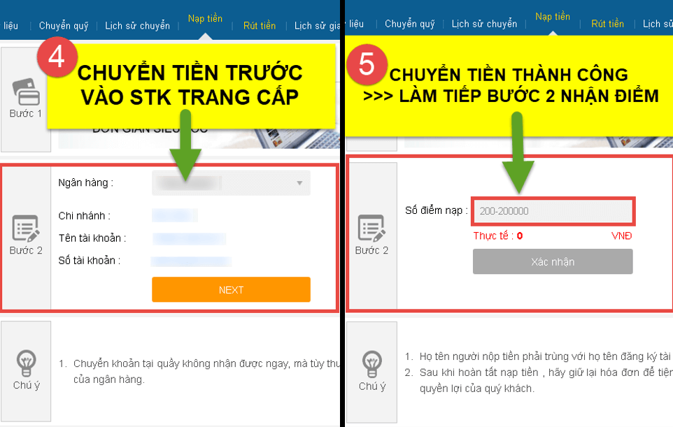 Nạp tiền THABET - Cách nạp tiền vào tài khoản THA BET 2025 12 nap tien thabet 11