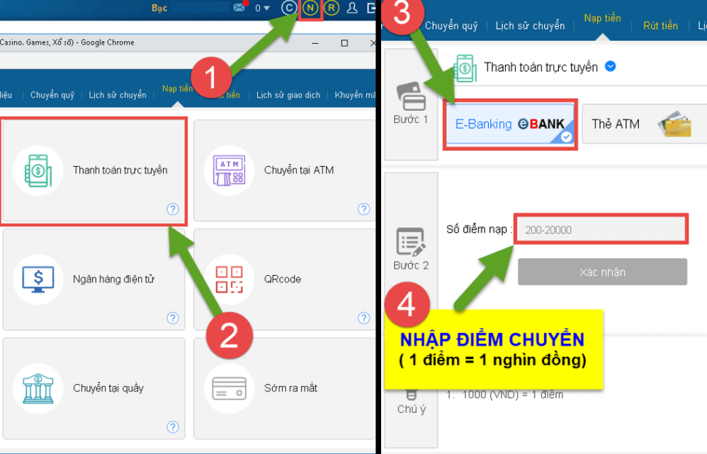 Nạp tiền THABET - Cách nạp tiền vào tài khoản THA BET 2025 8 nap tien thabet 7