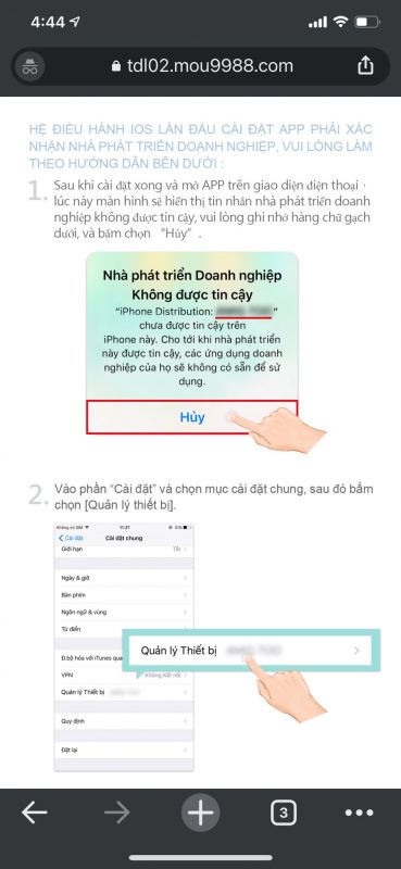 Tải app THABET - Hướng dẫn cài đặt thabet app Android, iOS 7 tai app thabet 4